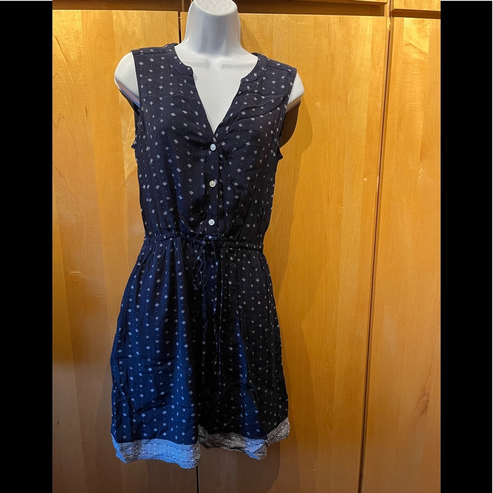 Gap brand woman’s sz xs blue print dress
